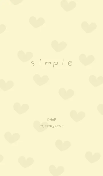 [LINE着せ替え] E2_26_イエロー2-6の画像1