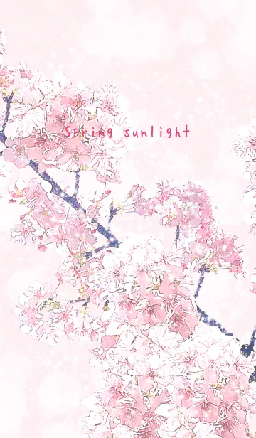 [LINE着せ替え] Spring sunlight - SAKURA 02 -の画像1