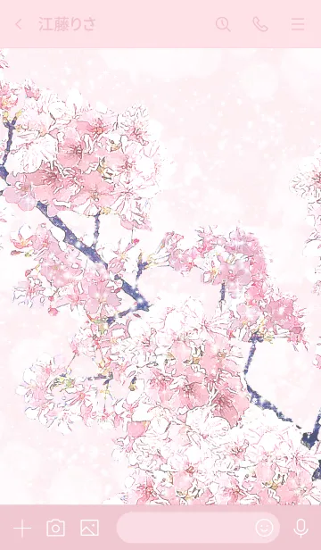 [LINE着せ替え] Spring sunlight - SAKURA 02 -の画像3