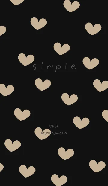 [LINE着せ替え] b2_13_ベージュ4 黒/白2-6の画像1