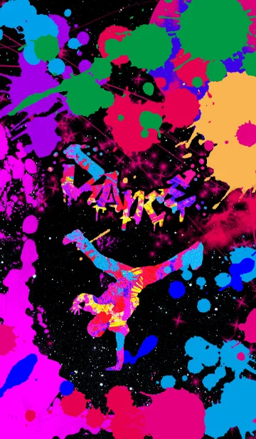 [LINE着せ替え] ダンス グラフィティ1の画像1