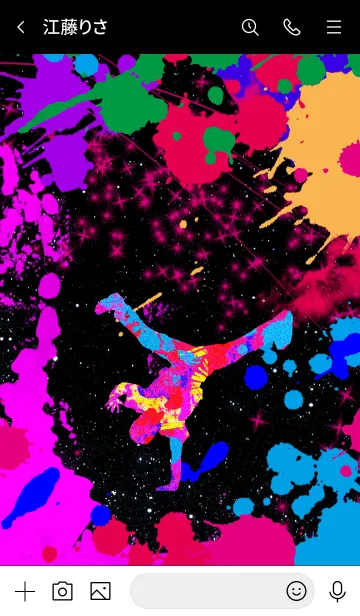 [LINE着せ替え] ダンス グラフィティ1の画像3