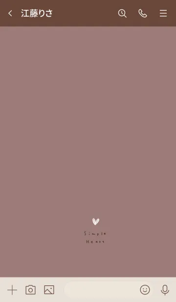 [LINE着せ替え] ピンクグレージュとラフハート。の画像3