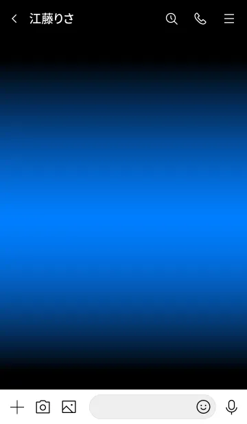 [LINE着せ替え] ROYAL BLUE ICON THEME -MEKYM-の画像3