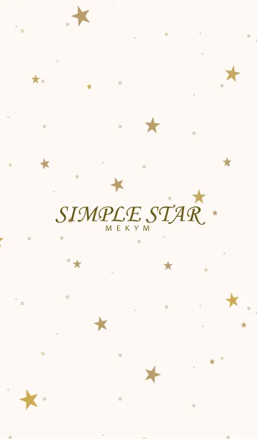 [LINE着せ替え] SIMPLE STAR - NATURAL YELLOW - 8の画像1