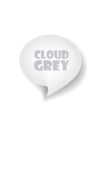 [LINE着せ替え] Cloud Gray & White Theme Vr.3 (JP)の画像1