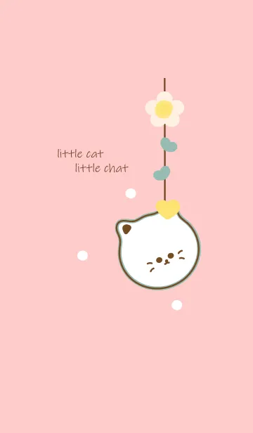 [LINE着せ替え] little cat with little heart 63の画像1