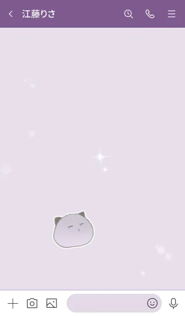 [LINE着せ替え] 猫耳パーカーぷっぷくぷー[ぷにまる]の画像3