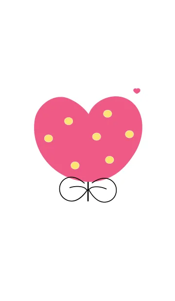 [LINE着せ替え] Lovely heart flower 93の画像1