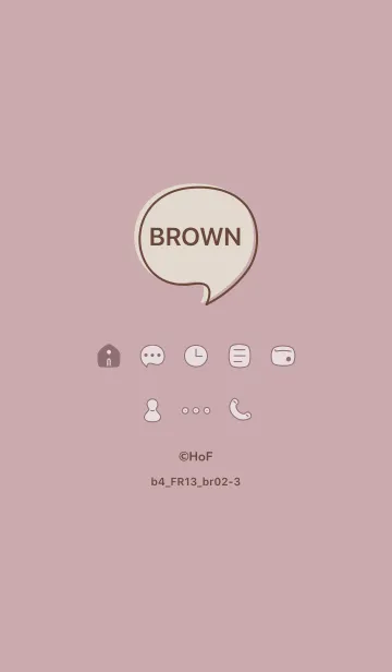 [LINE着せ替え] b4_13_ピンク2 ブラウン2-3の画像1