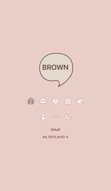 [LINE着せ替え] b4_13_ベージュ ブラウン2-3の画像1