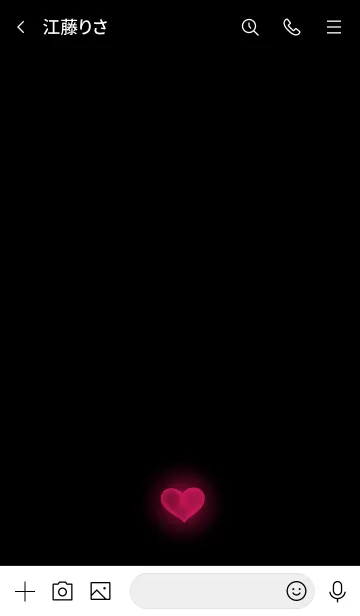 [LINE着せ替え] HEART LIGHT -MEKYM- 7の画像3