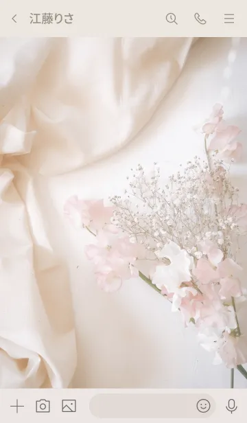 [LINE着せ替え] light pink flower_springの画像3