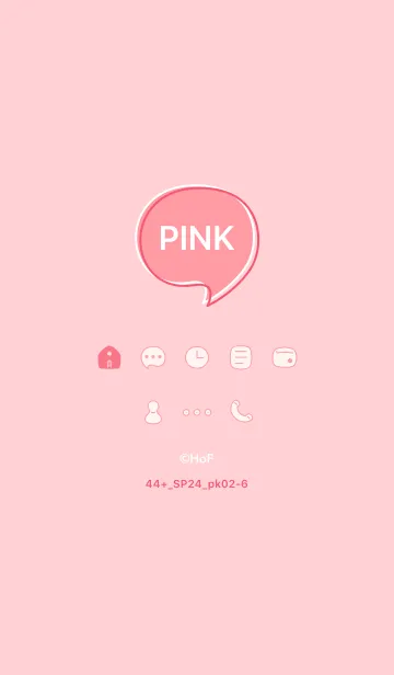 [LINE着せ替え] 44+24_ピンク2-6の画像1