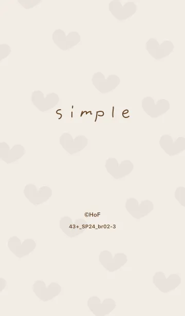 [LINE着せ替え] 43+24_ブラウン2-3の画像1