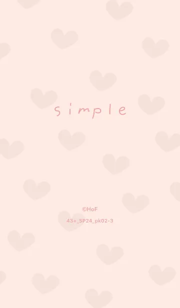 [LINE着せ替え] 43+24_ピンク2-3の画像1