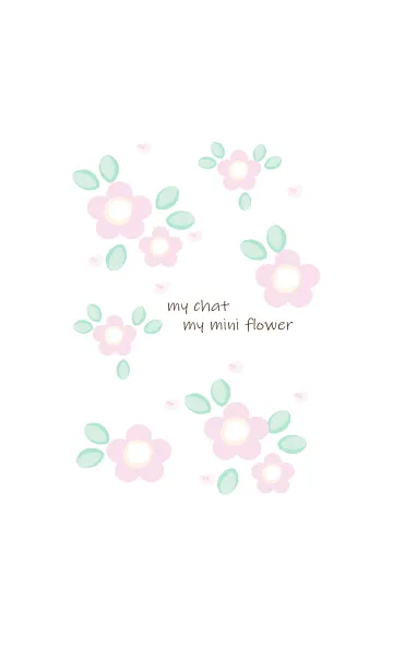 [LINE着せ替え] My chat my mini flower 49の画像1