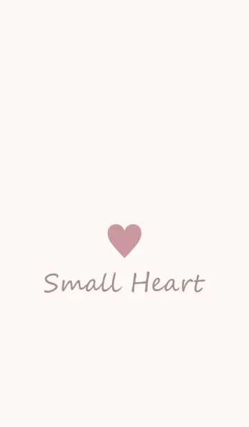 [LINE着せ替え] Small Heart *SmokyPink 2*の画像1