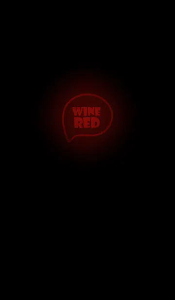 [LINE着せ替え] Wine Red Neon Theme Vr.5 (JP)の画像1