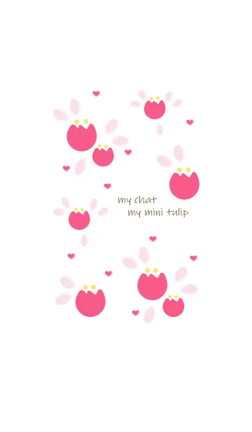 [LINE着せ替え] My chat my mini tuips 50の画像1