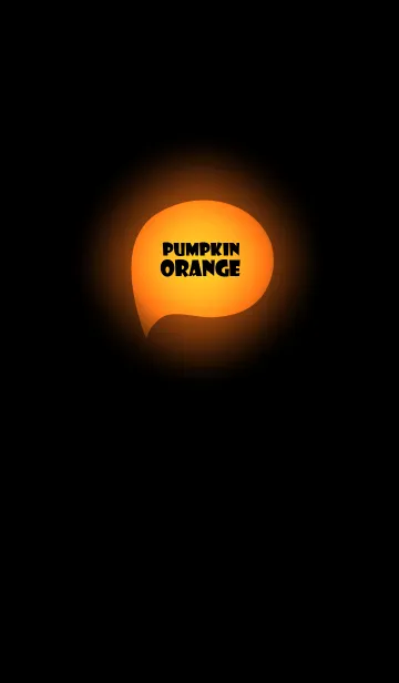 [LINE着せ替え] Pumpkin Orange In Black Vr.2 (JP)の画像1