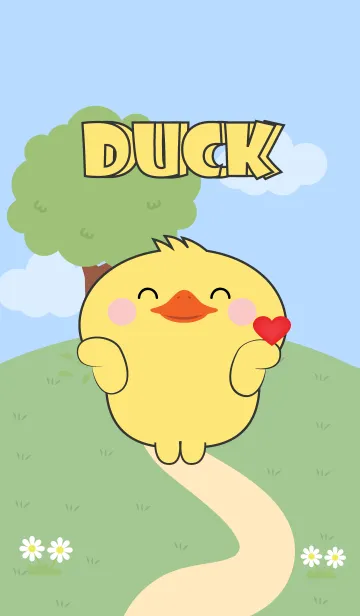 [LINE着せ替え] Love Emotions Duck Theme (JP)の画像1