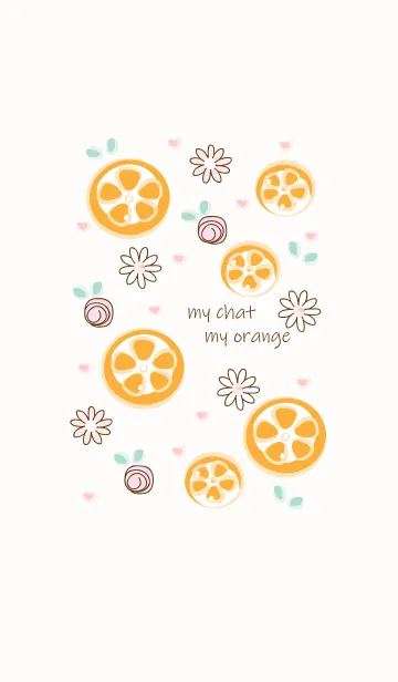 [LINE着せ替え] My chat my orange 40の画像1