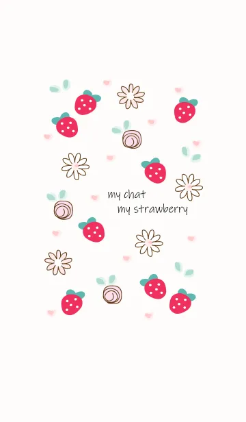 [LINE着せ替え] My chat my strawberry 49の画像1