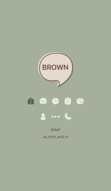 [LINE着せ替え] o4_13_スモーキーMアッシュ ブラウン2-5の画像1