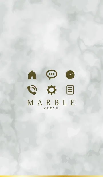 [LINE着せ替え] MARBLE - SIMPLE MONOTONE - 7の画像1