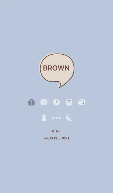 [LINE着せ替え] b4_13_ホワイトアッシュ ブラウン2-1の画像1