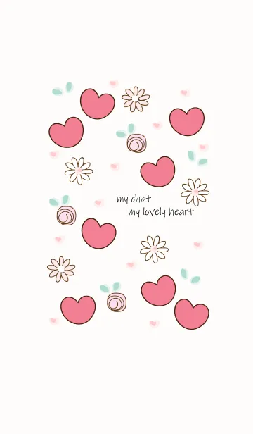 [LINE着せ替え] My chat my lovely heart 14の画像1