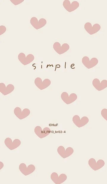 [LINE着せ替え] b3_13_ピンク ブラウン2-4の画像1