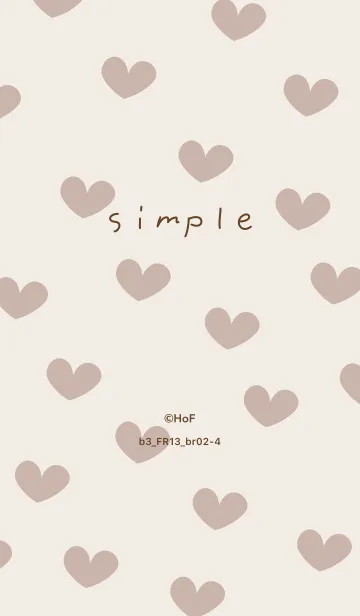 [LINE着せ替え] b3_13_ベージュ2 ブラウン2-4の画像1