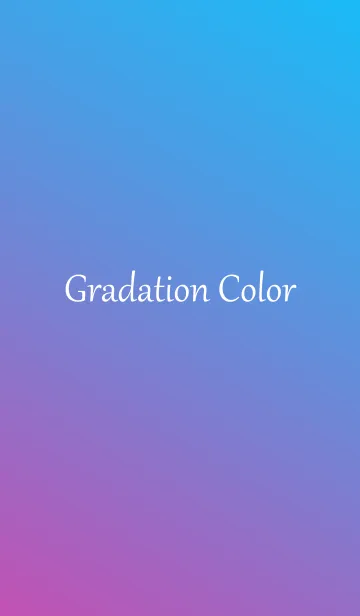 [LINE着せ替え] Gradation Color *Pink & Blue*の画像1