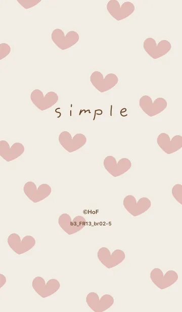 [LINE着せ替え] b3_13_ピンク ブラウン2-5の画像1