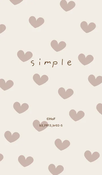 [LINE着せ替え] b3_13_ベージュ2 ブラウン2-5の画像1