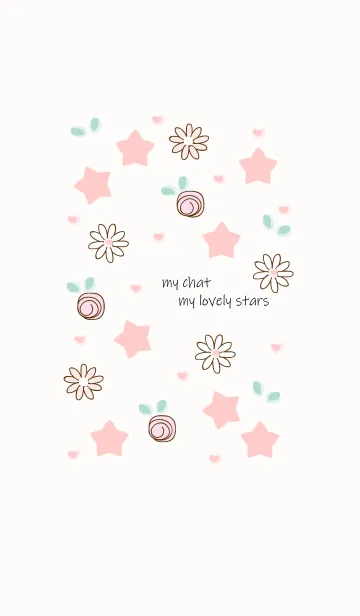 [LINE着せ替え] My chat my lovely stars 14の画像1