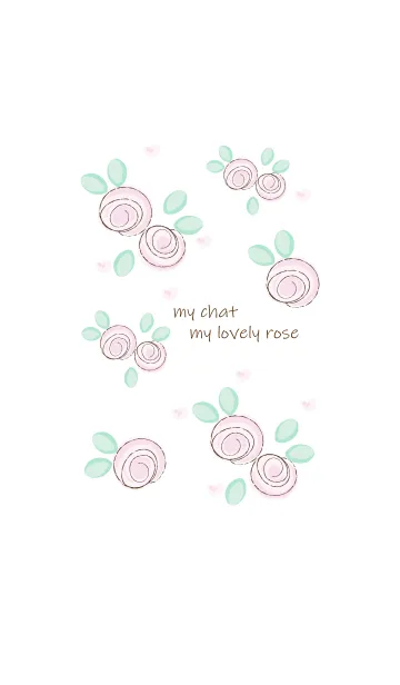 [LINE着せ替え] My chat my lovely rose 50の画像1