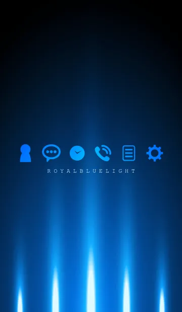[LINE着せ替え] ROYAL BLUE LIGHT 2の画像1