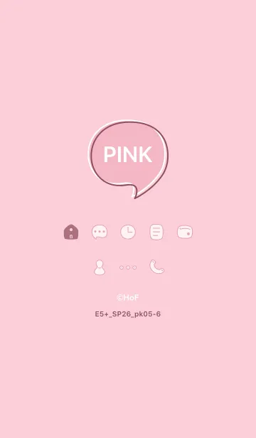 [LINE着せ替え] E5+26_ピンク5-6の画像1