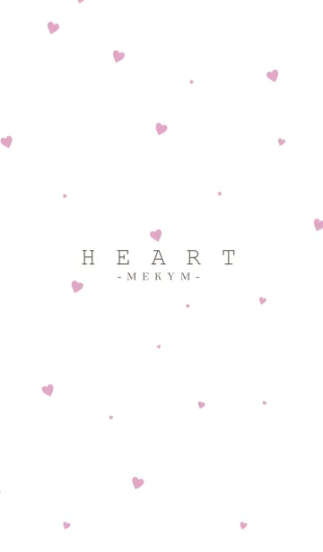 [LINE着せ替え] HEART Pink -MEKYM- 9の画像1