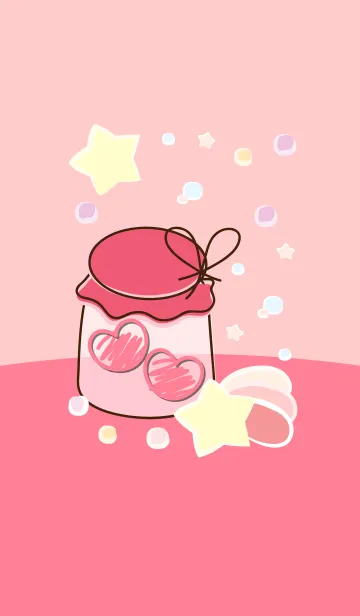 [LINE着せ替え] mini heart in the little jar 50の画像1