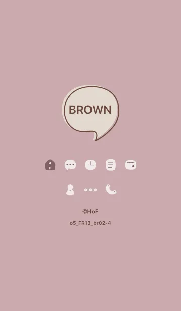 [LINE着せ替え] o5_13_ピンク2 ブラウン2-4の画像1