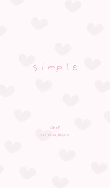 [LINE着せ替え] 43+24_ピンク4-9の画像1