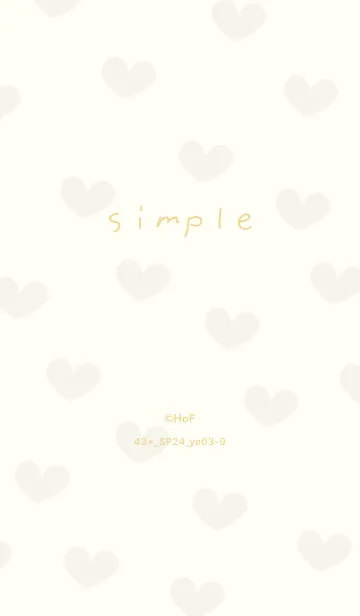 [LINE着せ替え] 43+24_イエロー3-9の画像1