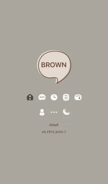 [LINE着せ替え] o6_13_スモーキーアッシュ ブラウン2-7の画像1