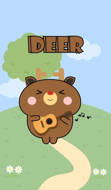 [LINE着せ替え] Love Emotions Deer Theme (JP)の画像1
