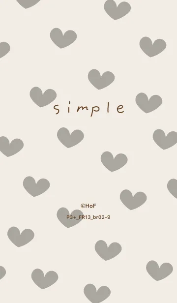 P3+13_スモーキーアッシュ ブラウン2-9のLINE着せ替え