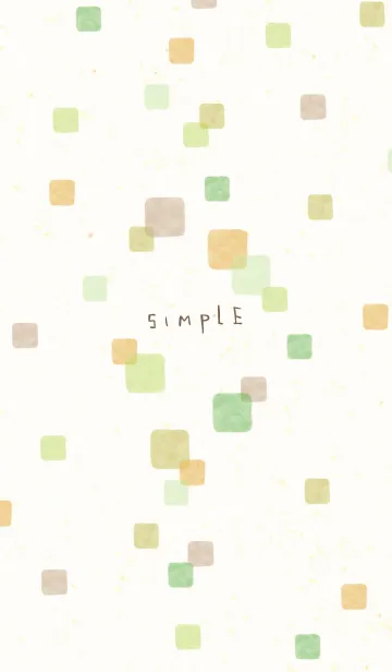 [LINE着せ替え] 水彩 秋色 四角22の画像1